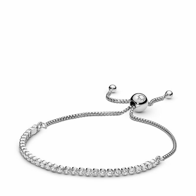 Pandora Sparkling Slider Tennis Bracelet Silver Egypt VD0249138